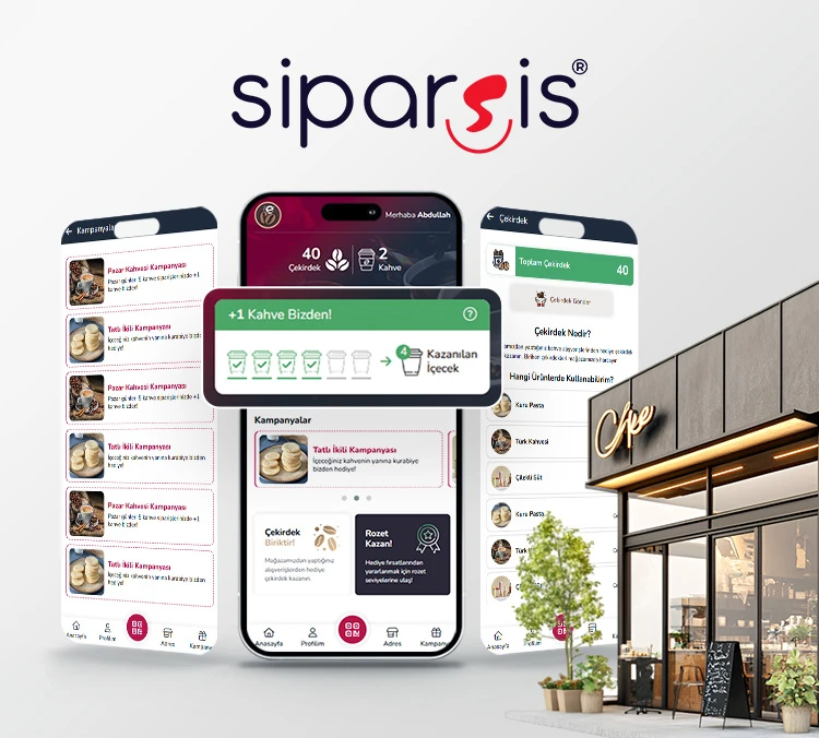 Kafelere Özel Sadakat Programı - Siparsis