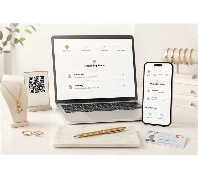 Kuyumculara Özel Bilgi Formu ve Web Site Paketi