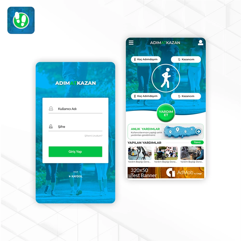 Adım At Kazan Mobil Uygulama
