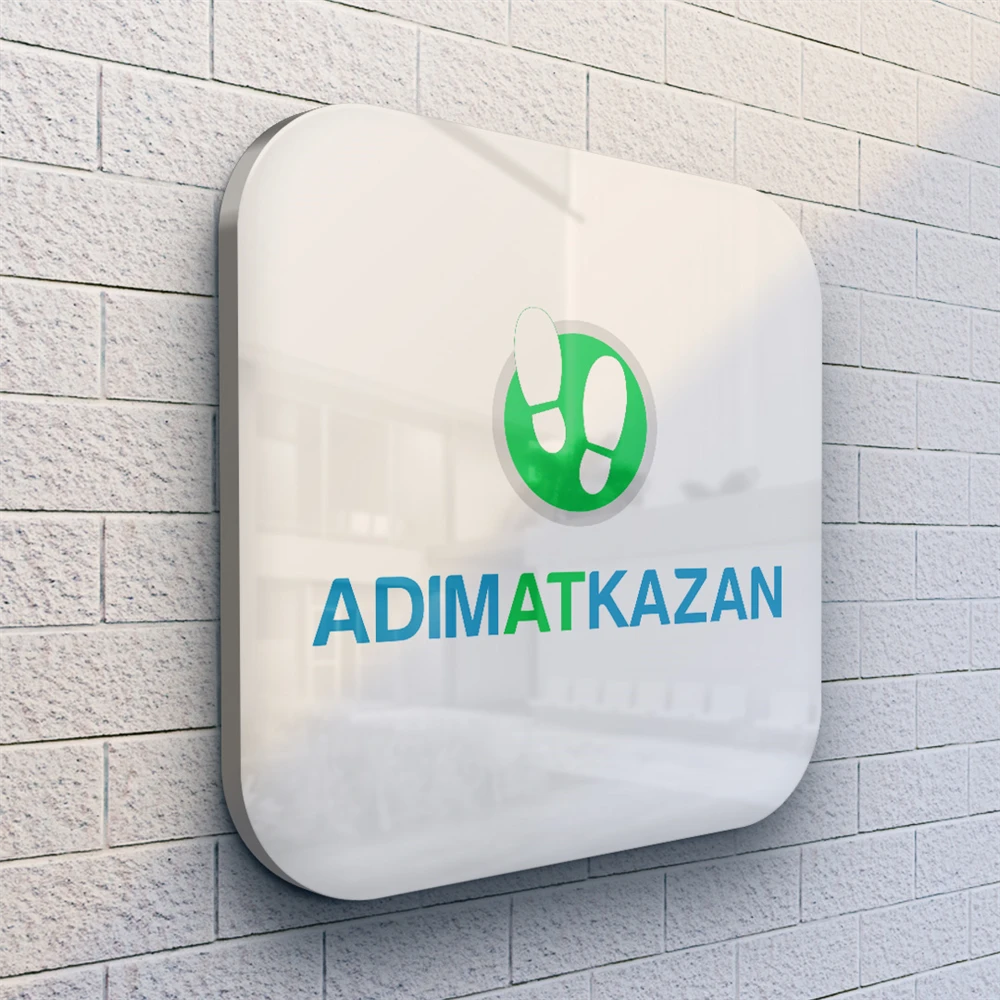 Adım At Kazan Mobil Uygulama Logo Tasarımı
