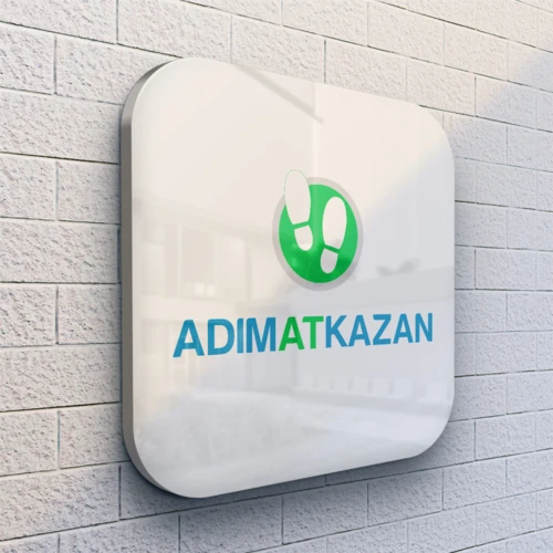 Adım At Kazan Mobil Uygulama Logo Tasarımı